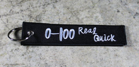 '0-100 Real Quick' - MotoMinds™ Key Tag