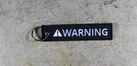'WARNING: Protected by the 2nd Amendment' - MotoMinds™ Key Tag
