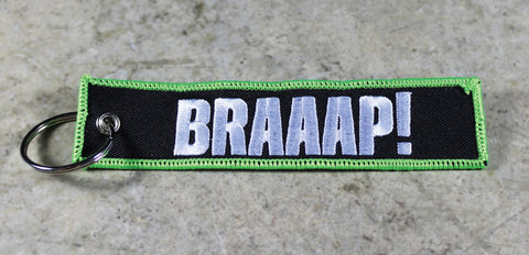 'BRAAAP' [NEON] - MotoMinds™ Key Tag