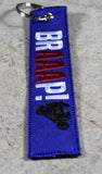 'Braaap!' [Red, White, & Blue] - MotoMinds™ Key Tag
