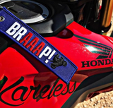 'Braaap!' [Red, White, & Blue] - MotoMinds™ Key Tag