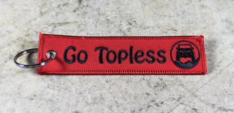 'Go Topless' [JEEP] - MotoMinds™ Key Tag