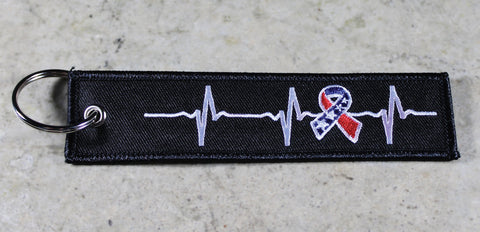 'Veterans Heartbeat' - MotoMinds™ Key Tag