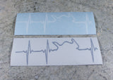 'Bike Heartbeat' - MotoMinds™ Vinyl Decal
