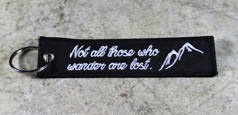 'Not All Those Who Wander' - MotoMinds™ Key Tag