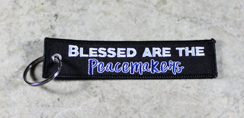 'Blessed are the Peacemakers' - MotoMinds™ Key Tag