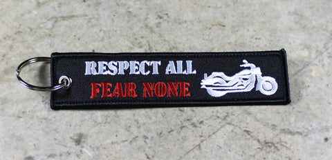 'Respect All, Fear None' - MotoMinds™ KeyTag